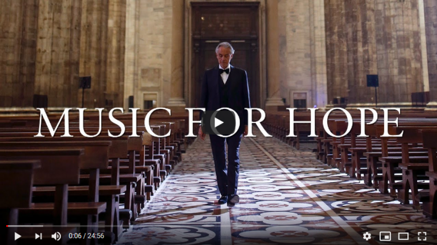 Andrea Bocelli: Music For Hope!
